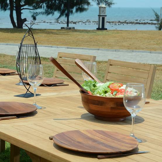 Salon de jardin teck massif Utrilla, 8 places - TECK'Attitude - Imagen 3
