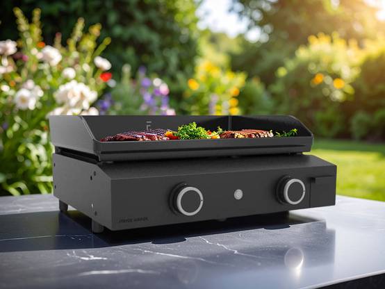 Forge Adour - Plancha Forge Adour Plancha Origin Gaz 60 Chassis Acier Noir - Image 2