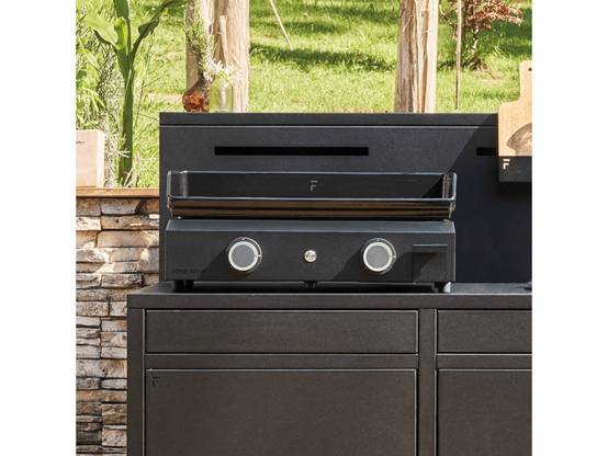 Forge Adour - Plancha Forge Adour Plancha Origin Gaz 60 Chassis Acier Noir - Image 3