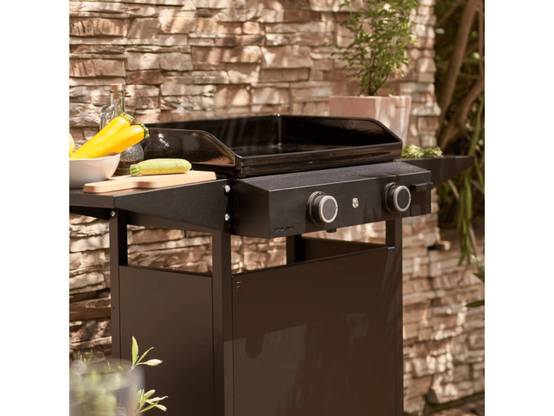 Forge Adour - Plancha Forge Adour Plancha Origin Gaz 60 Chassis Acier Noir - Image 5