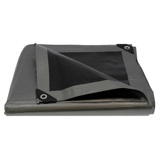 Gt Market - Bâche de protection grise ultra résistante - 260 g/m² - 2 x 3 mètres - GT MARKET - Image 1