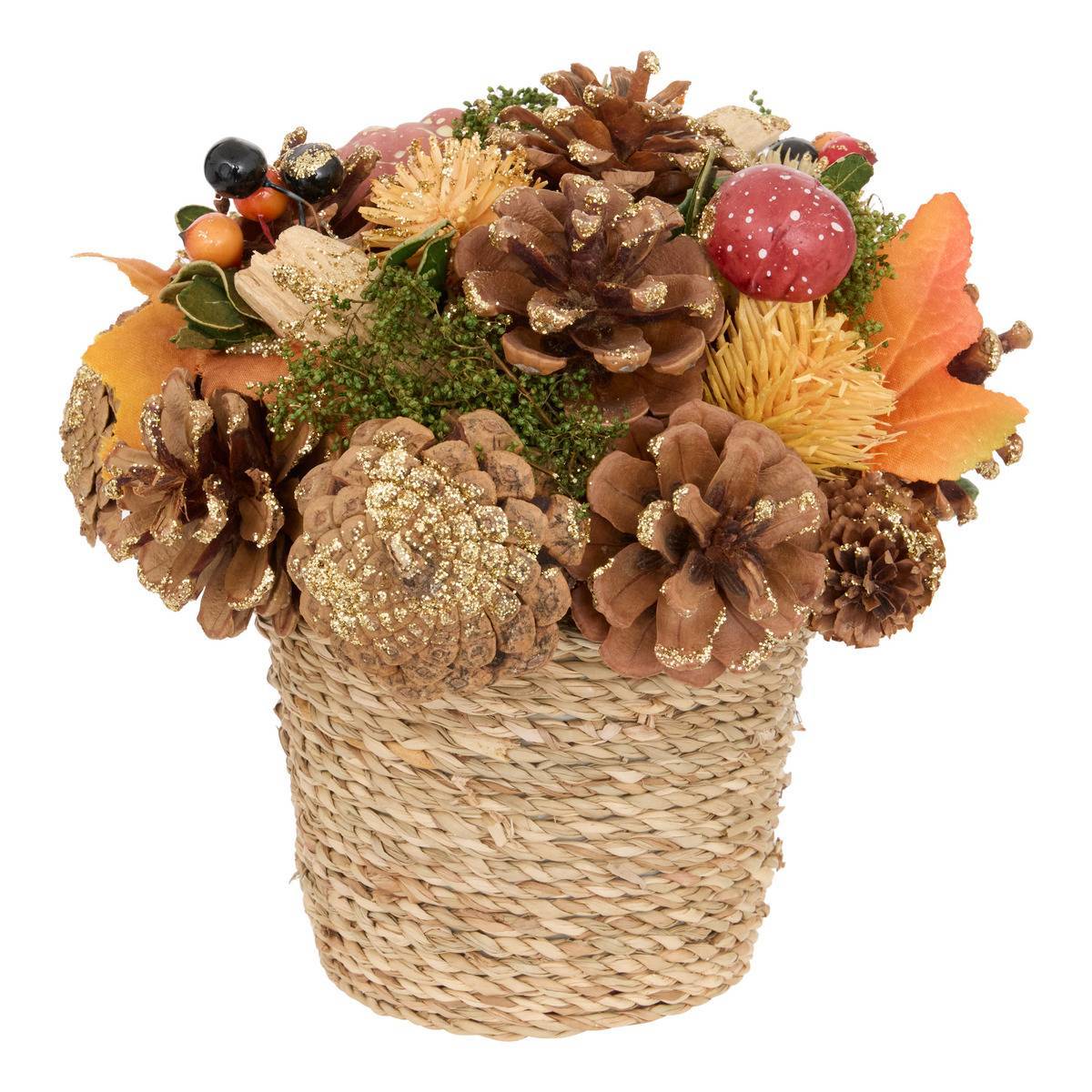 Feeric Christmas - Composition automnale en pot H. 19 cm - Feeric Lights & Christmas - Image 1