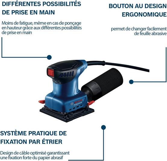 Ponceuse vibrante GSS 140 A Professional - BOSCH - 06012A8021 - Image 5