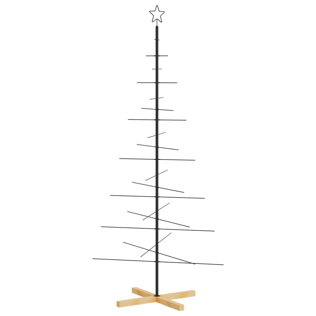 ComfortXL - Sapin de Noël scandinave en métal et bois à décorer pour intérieur Noir 180 cm – ComfortXL Outdoor Living - Image 5