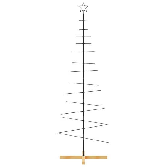 ComfortXL - Sapin de Noël scandinave en métal et bois à décorer pour intérieur Noir 180 cm – ComfortXL Outdoor Living - Image 3