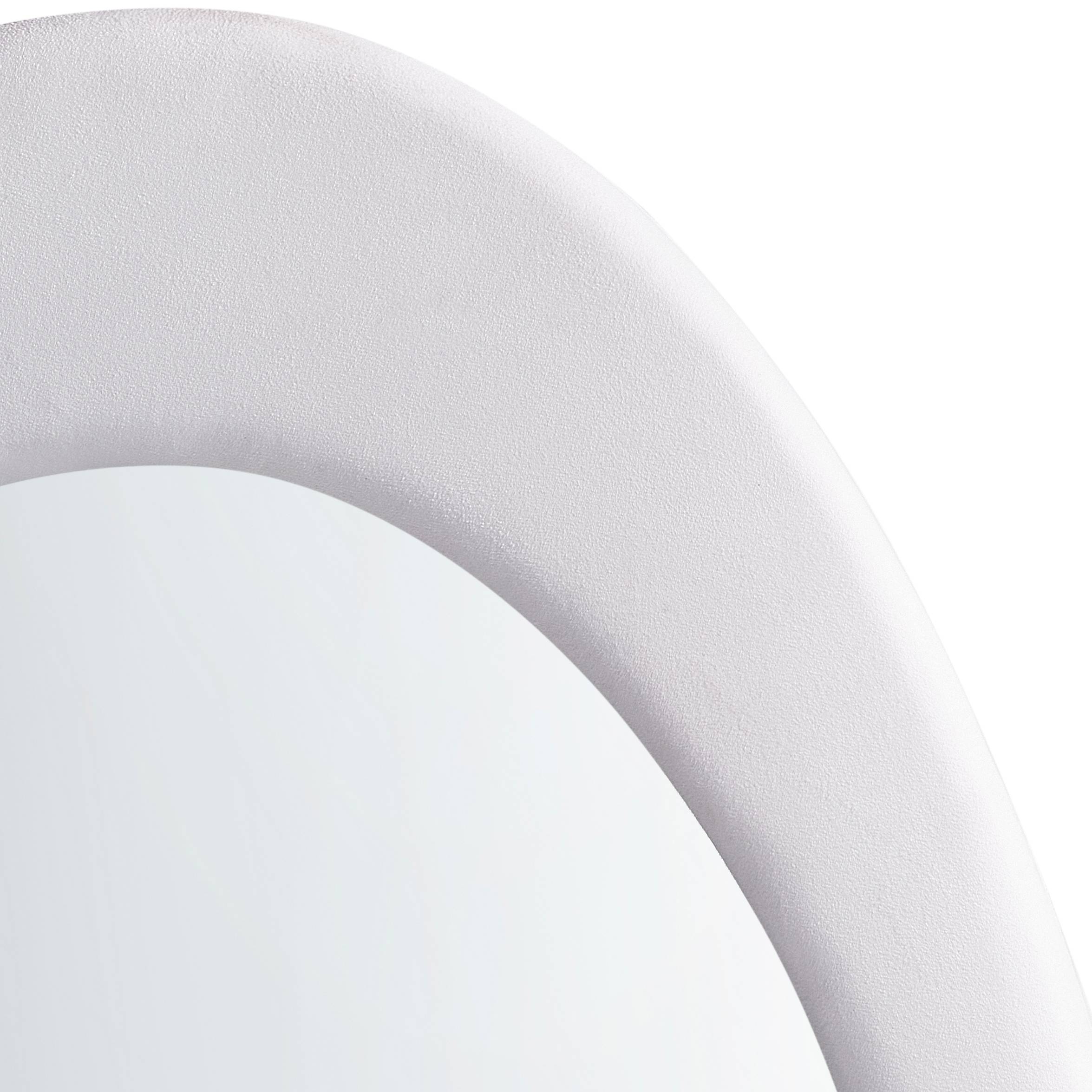 Beliani - Miroir Velours Blanc MASSAY - 53x3x90- Beliani - Image 7