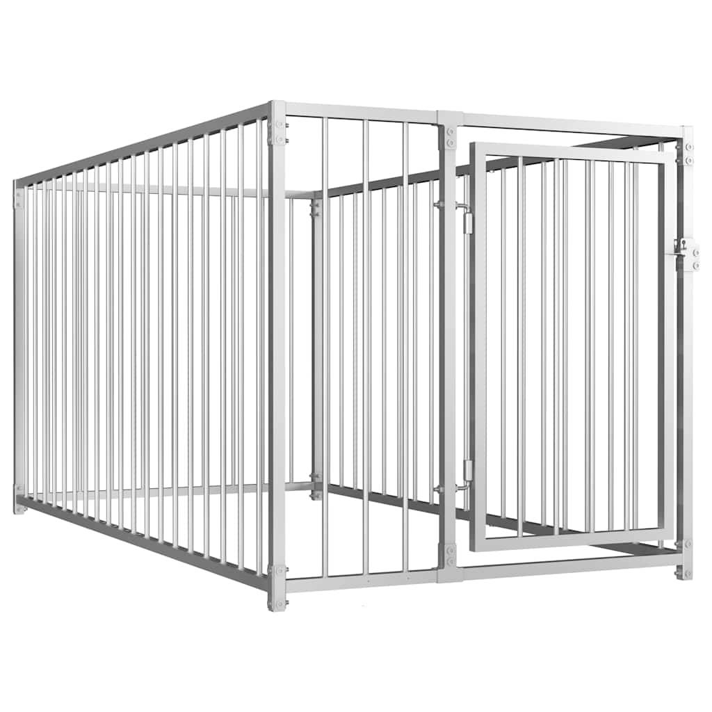 Vidaxl - Chenil d'extérieur pour chiens 100 x 200 x 100 cm vidaXL 144488 - Imagen 2