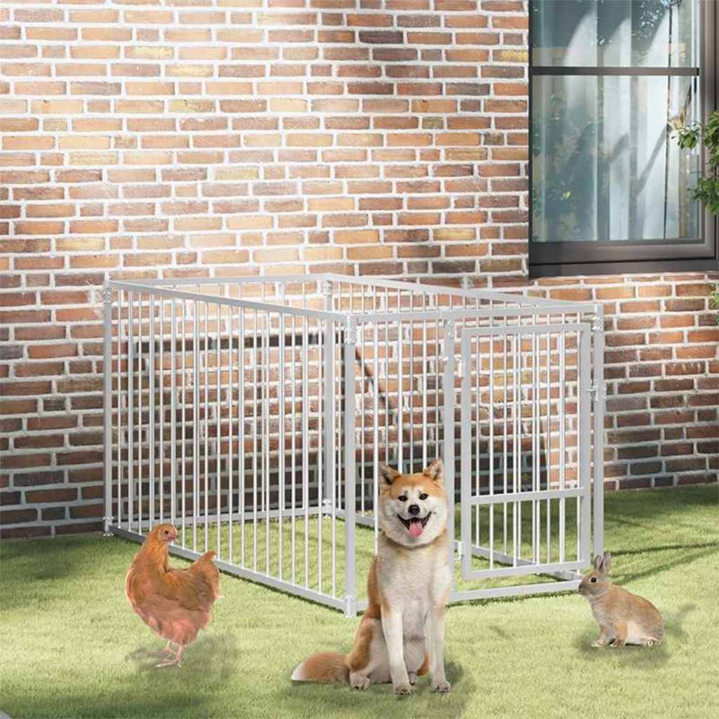 Vidaxl - Chenil d'extérieur pour chiens 100 x 200 x 100 cm vidaXL 144488 - Imagen 1