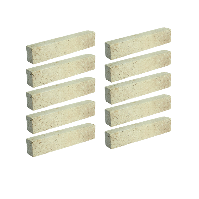Jardinex - Bordure de jardin travertin 30 x 10 x 10 cm - Beige (Lot de 10) - Jardinex - Imagen 5