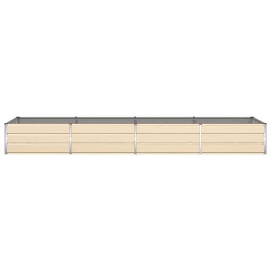 Bac de Plantation Géant Acier Galvanisé 385x100x45 cm Ivoire - ComfortXL Outdoor Living - Image 5