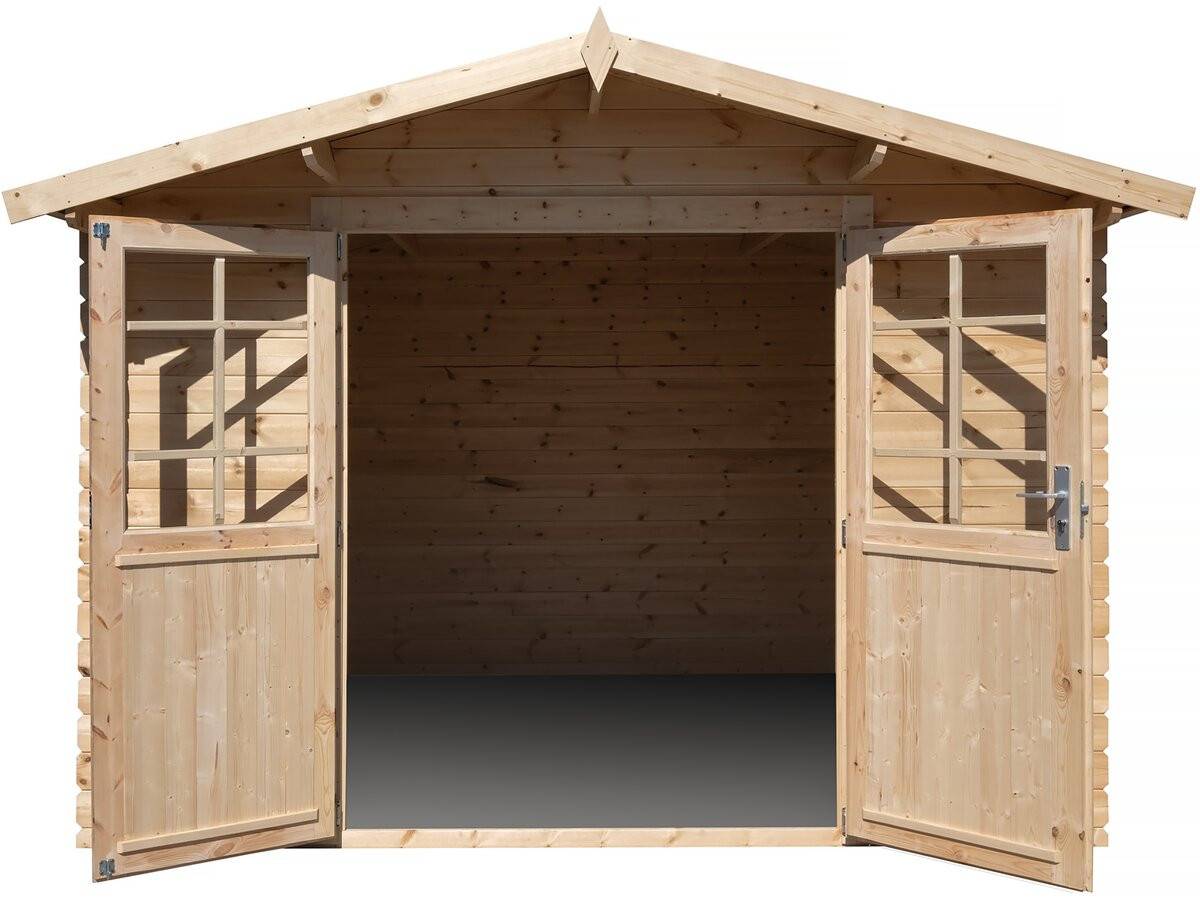Abri De Jardin Bois 9.4 M² "lys" - 320 X 298 X 225 Cm - 28 Mm -habitat Et Jardin - Image 3