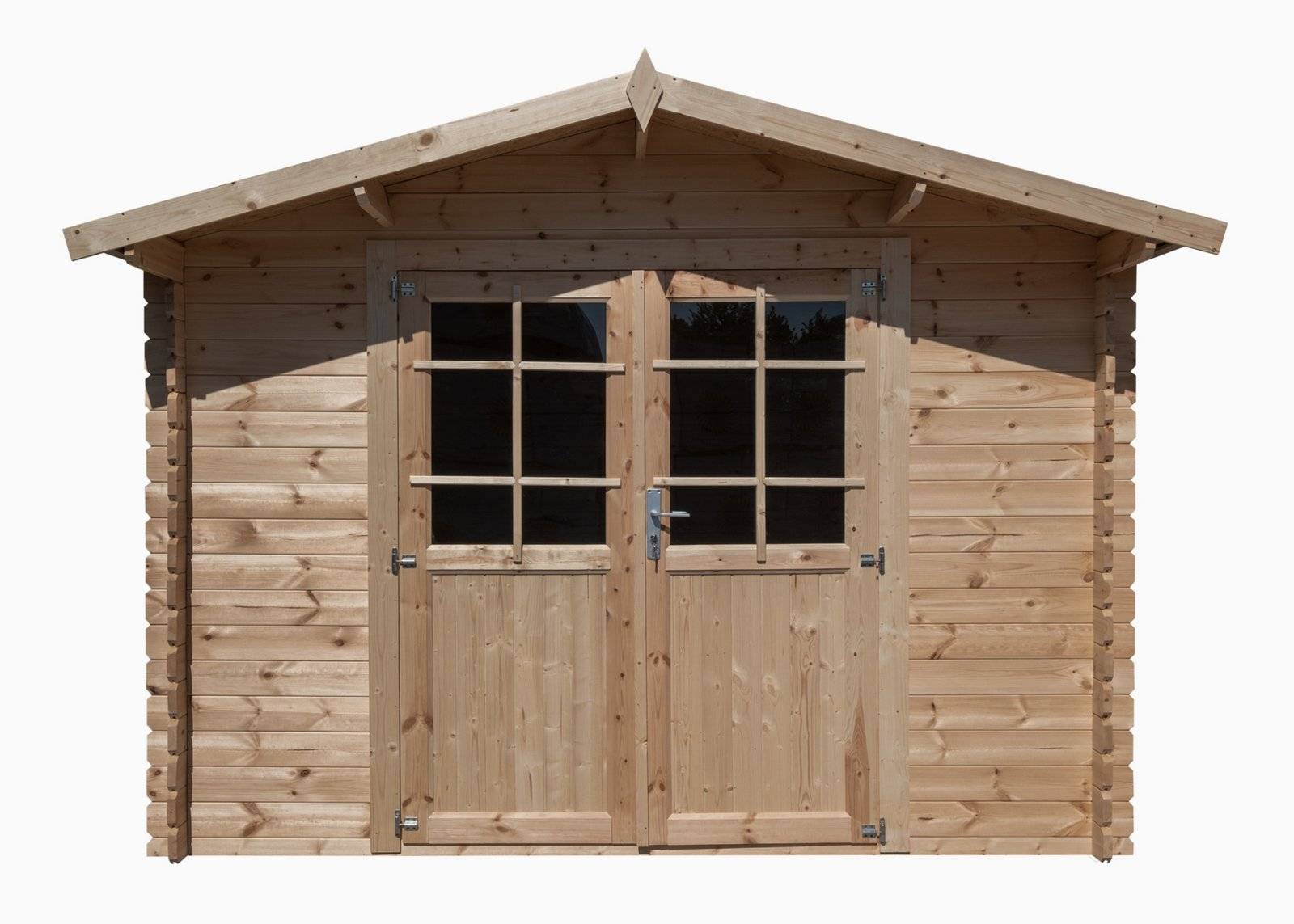 Gartflex - Abri de jardin en bois, surface utile 7.5m², 298x298, ep 28mm,  INT018 / GARTFLEX - Imagen 1