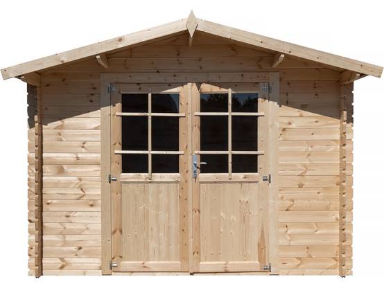 Abri De Jardin Bois 9.4 M² "lys" - 320 X 298 X 225 Cm - 28 Mm -habitat Et Jardin - Image 1