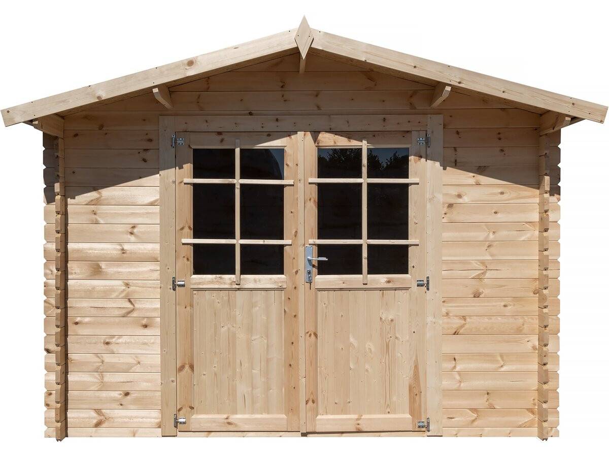 Abri De Jardin Bois 9.4 M² "lys" - 320 X 298 X 225 Cm - 28 Mm -habitat Et Jardin - Image 1