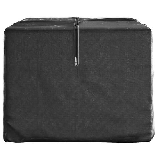 Lot de 2 Grands Sacs Rangement pour Coussins Extérieur PE Imperméable avec Poignées Noir 150x75x75 cm – ComfortXL Outdoor Living - Image 4
