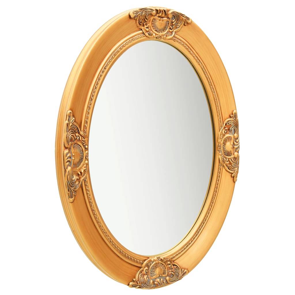 Maison Chic - Miroir mural style baroque 50x70 cm Doré Maison Chic - Image 1