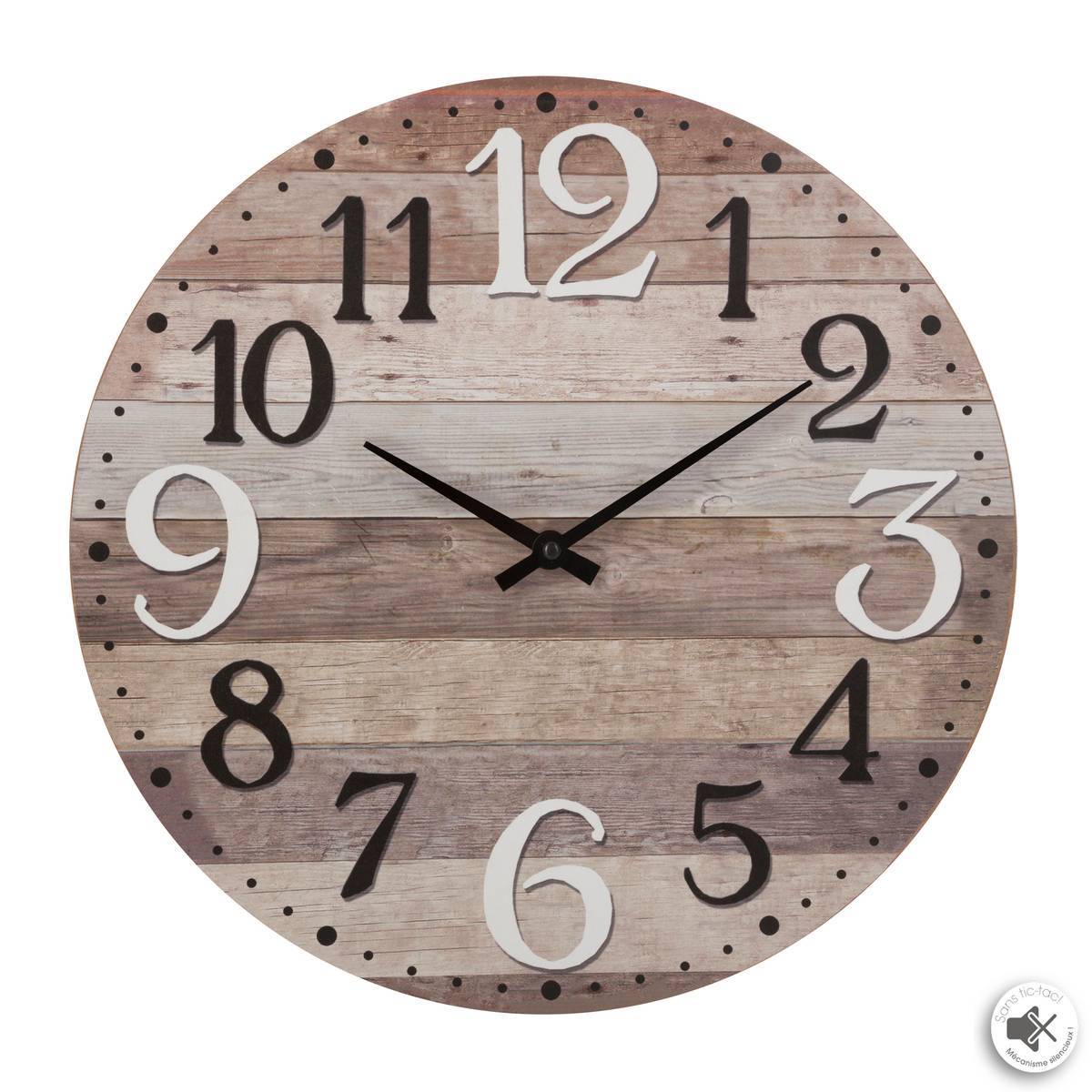 Atmosphera - Horloge "Alex" D38cm - Atmosphera Créateur d'intérieur - Image 2