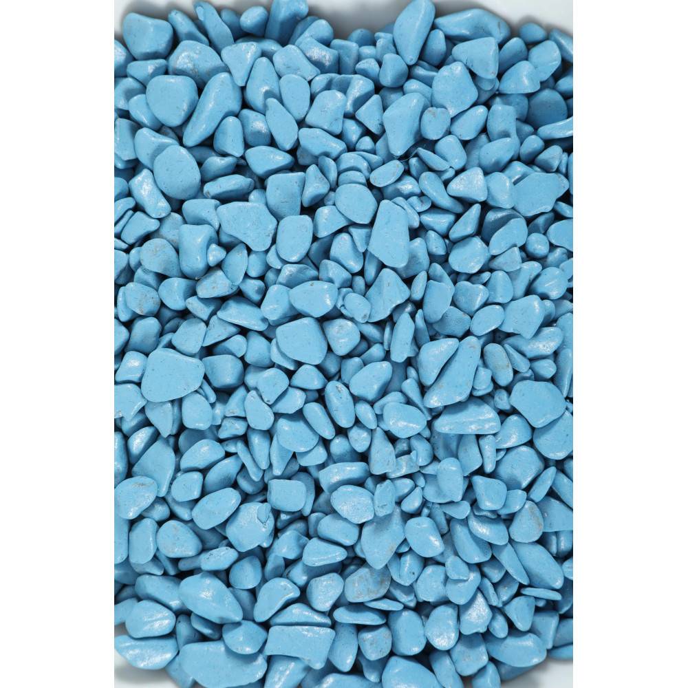 Zolux - Gravier aqua Sand ekaï bleu 5/12 mm sac de 1 kg aquarium - Imagen 3
