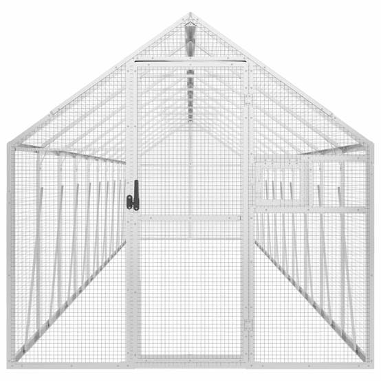 Volière Immense Aluminium Parcours Vol Argent 179x1000x185cm - ComfortXL Outdoor Living - Image 3