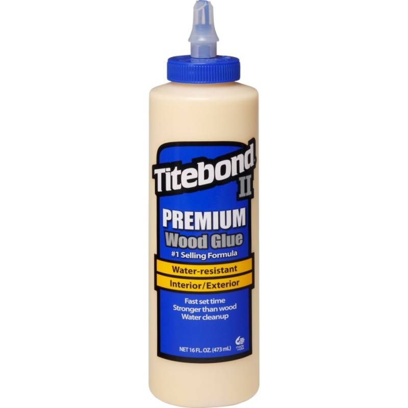 Colle à bois TITEBOND Premium II - 473 ml / 16 oz - 5004