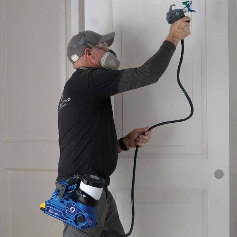 Pistolet pulvérisateur de peinture Airless Ultra QuickShot - GRACO - avec 2 batteries 18V 2,0Ah Dewalt - 1 chargeur de batterie Dewalt - sac de transp - Image 7