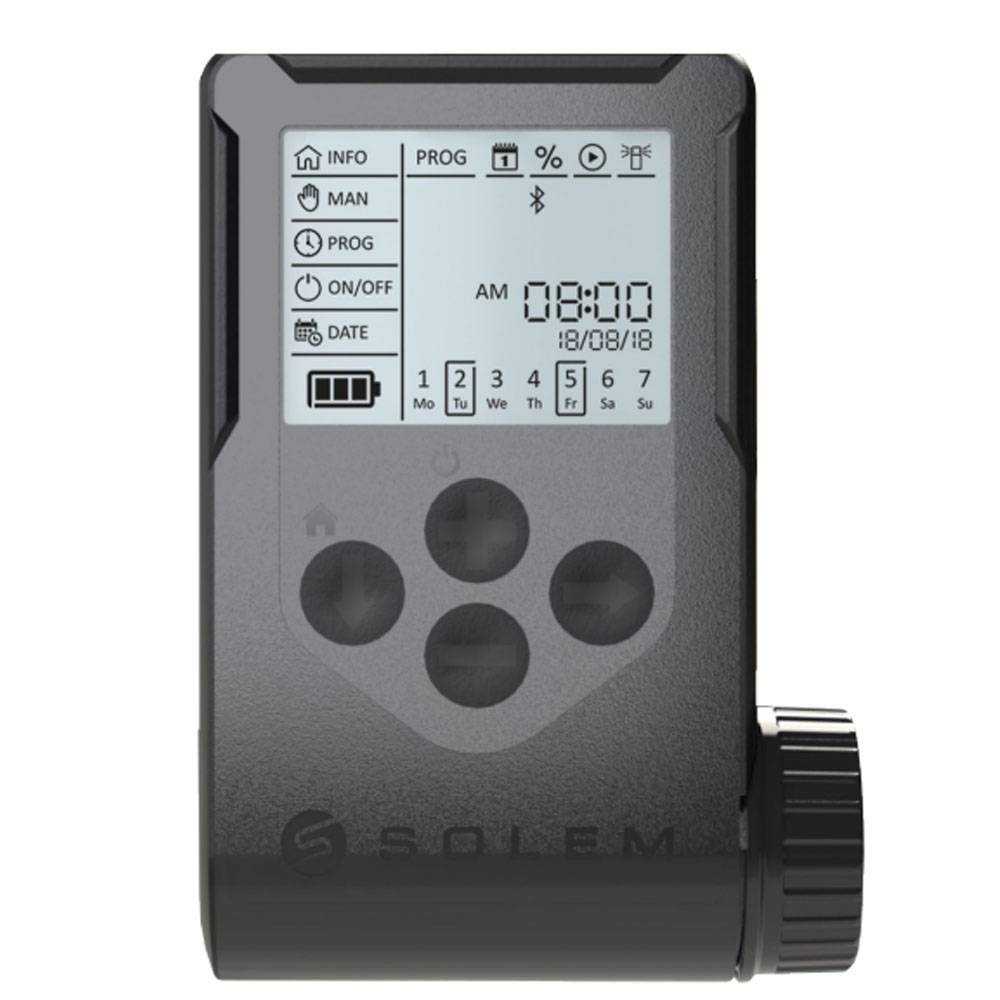Solem - Programmateur d'arrosage à pile bluetooth 6 stations WOOBEE-6 Solem - Imagen 1