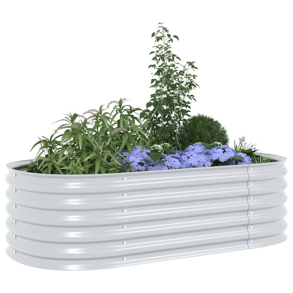 Prolenta Premium - Jardinière acier argent 160 x 80 x 44 cm - Prolenta premium p366.9 - Image 4