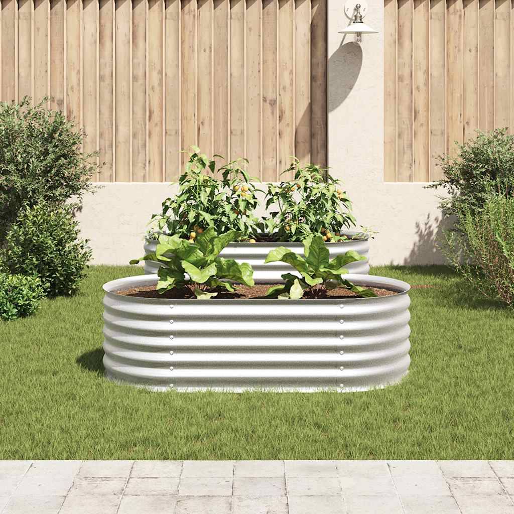 Prolenta Premium - Jardinière acier argent 160 x 80 x 44 cm - Prolenta premium p366.9 - Image 3