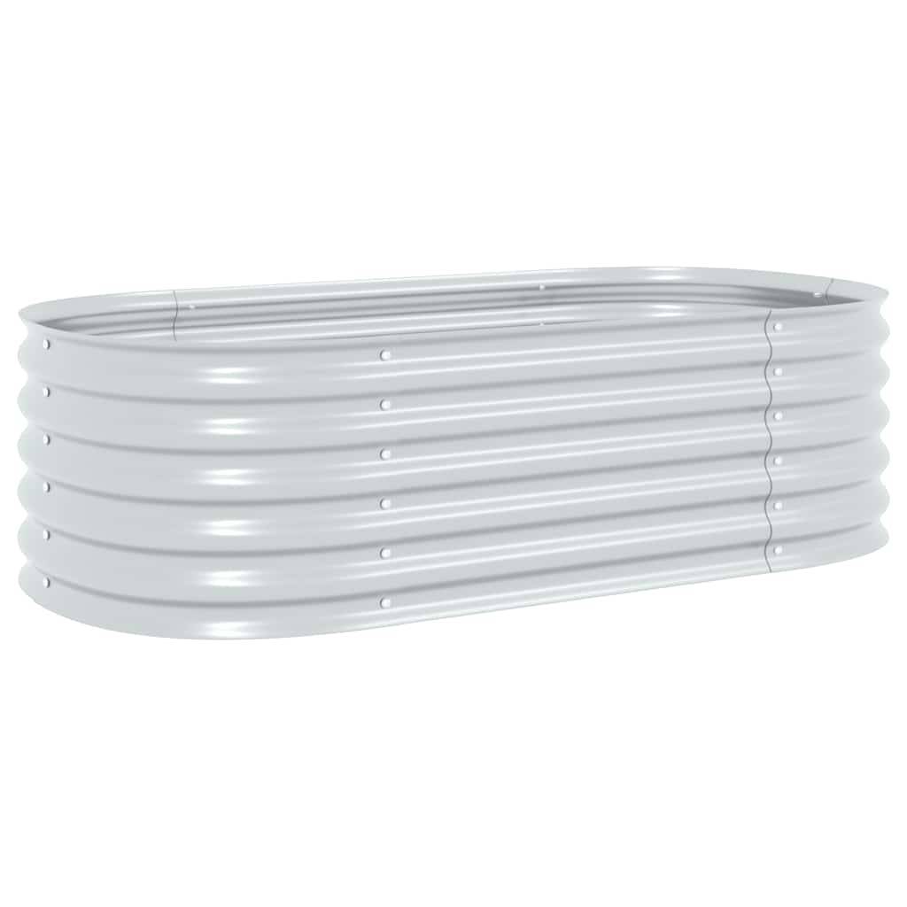 Prolenta Premium - Jardinière acier argent 160 x 80 x 44 cm - Prolenta premium p366.9 - Image 1