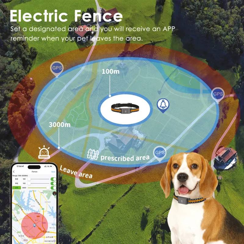 Autre - Collier traceur GPS 4G pour animaux - IP65 - Application gratuite - Image 4