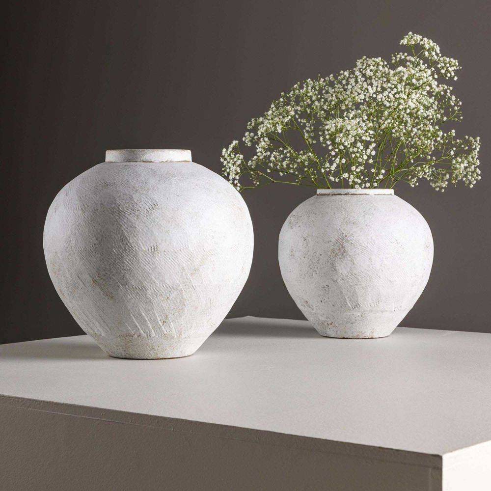 Venture Home - Vase en grès Globe 13 x 28 x 29 cm - Imagen 2