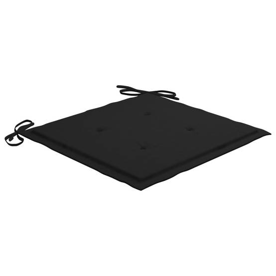 Chaises de jardin empilables teck solide noir 60 x 57.5 x 90 cm, Poids :60.22kg - PANGIVO - Image 8