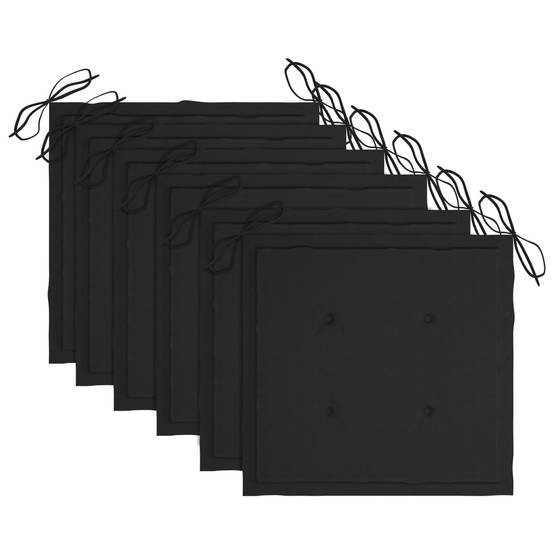 Chaises de jardin empilables teck solide noir 60 x 57.5 x 90 cm, Poids :60.22kg - PANGIVO - Image 7