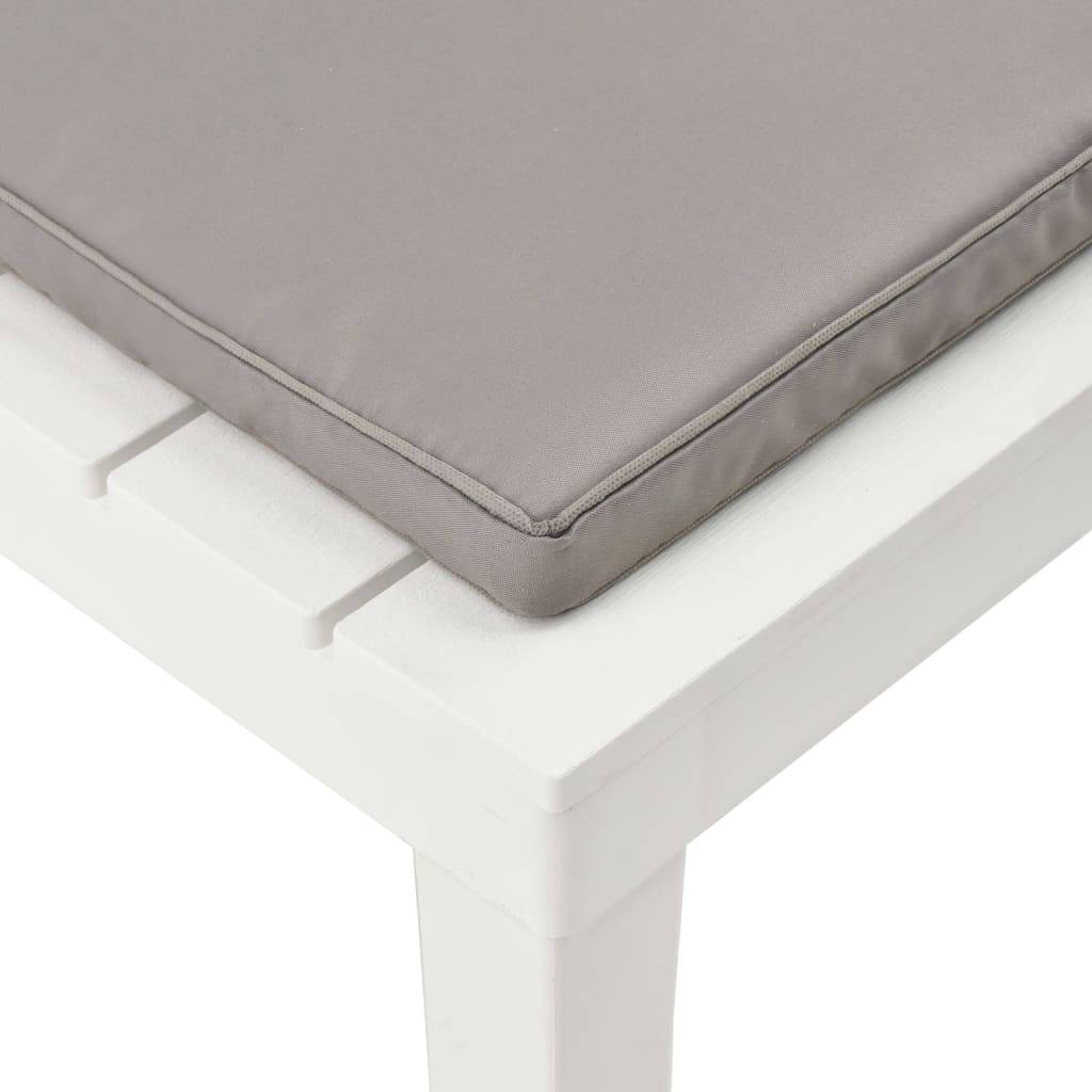 Chaise de salon de jardin plastique blanc 78 x 78 x 70 cm - PANGIVO - Image 6