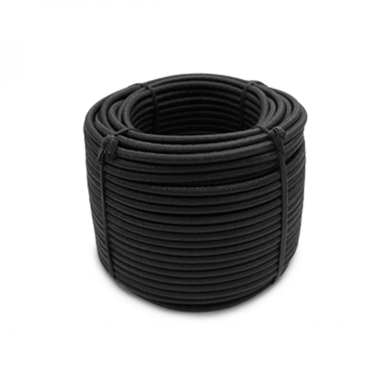 Linxor - Bobine, rouleau de tendeur élastique - 50 mètres x 8 mm - Noir - Linxor - Imagen 1