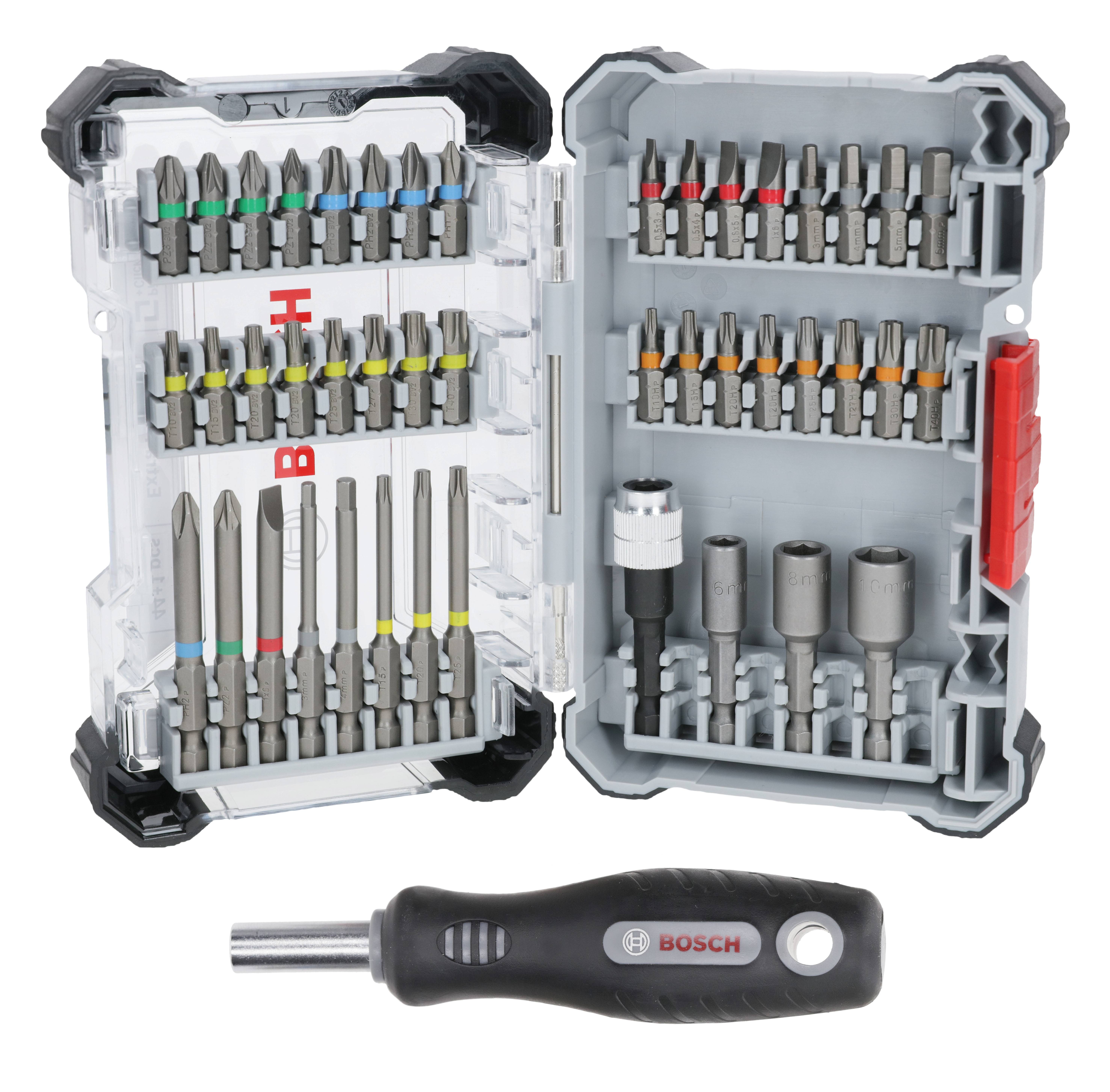 Bosch Professional - Coffret de vissage 44 pcs + poignée - BOSCH - 2607017733 - Image 1