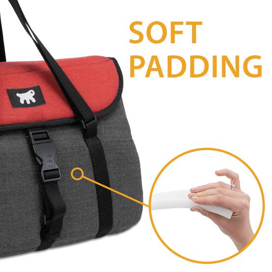 Ferplast - Ferplast Sac de Trasport pour Chat MILU', Caisse de transport Chat, Sac de Transport Chien, Bandoulière réglable, Sangle de sécurité, jusqu'à 6 Kg, 37 - Imagen 7