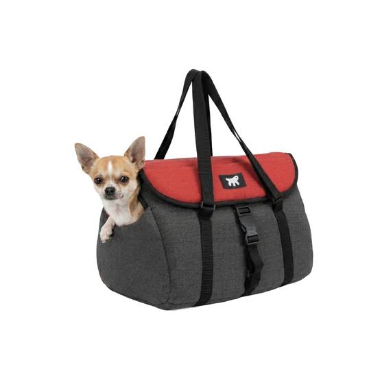 Ferplast - Ferplast Sac de Trasport pour Chat MILU', Caisse de transport Chat, Sac de Transport Chien, Bandoulière réglable, Sangle de sécurité, jusqu'à 6 Kg, 37 - Imagen 4