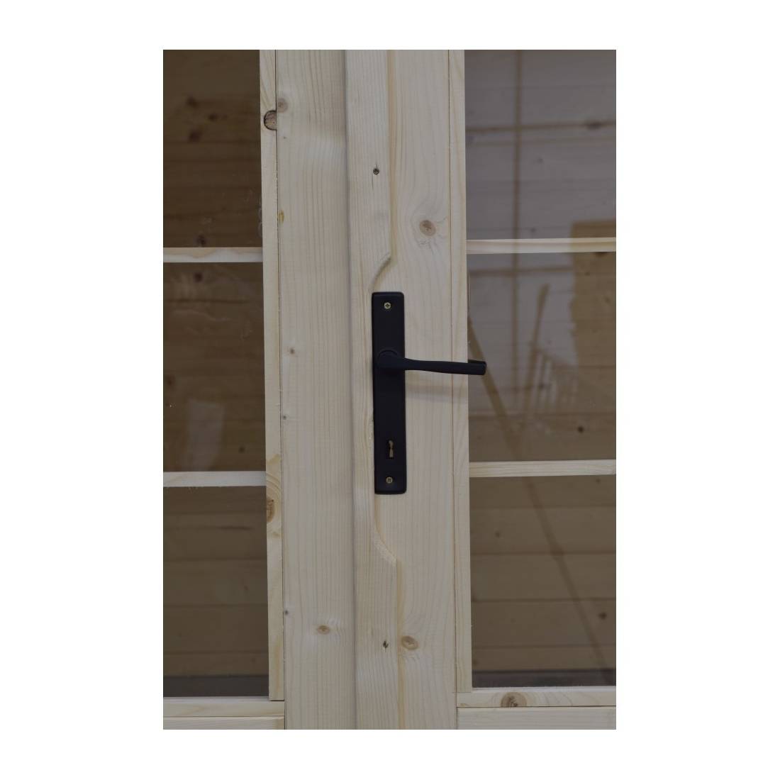 Altanka - Abri de jardin en bois - 16m2 - 4x4m - Ep. 40mm - Couleur: naturel - DOM371 - ALTANKA - Imagen 6