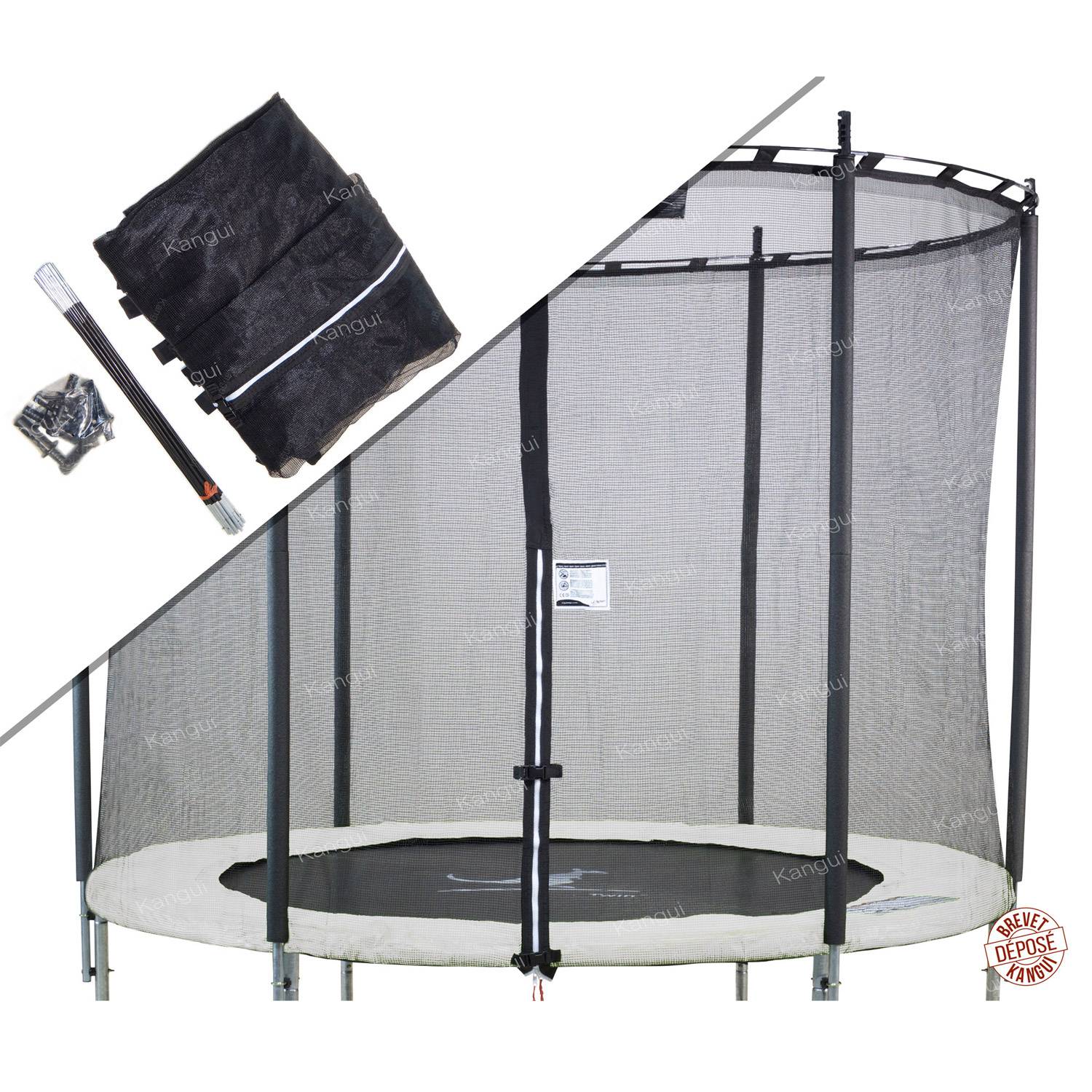 Kangui - Filet de sécurité universel pour trampoline Ø 244cm Kangui - Imagen 2