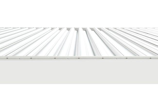 Pergola Bioclimatique Adossée Motorisée Éclairée Aluminium 4x3 Blanc SV ORIAL France - Image 7