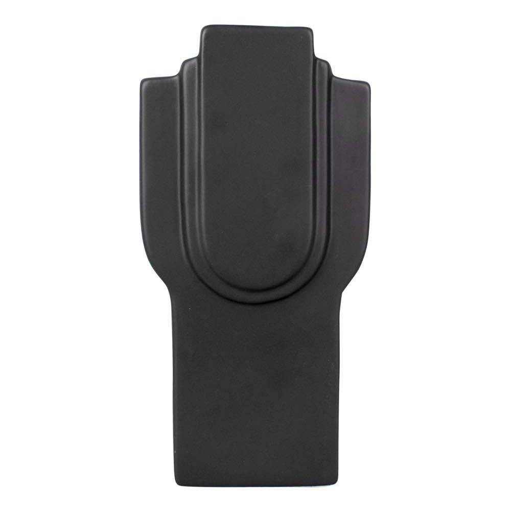 Pt Living - Vase en céramique Art rectangles 23 cm Noir - Imagen 4