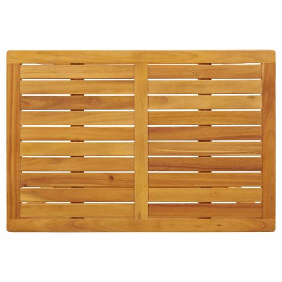Ensemble de 3pcs balcon - Salon De Jardin - Mobilier extérieur avec coussins bois massif d'acacia MI451 - Image 7