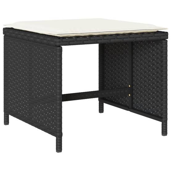 Ensemble Table et Chaises de Jardin 8 Places, Salon Repas Encastrable Résine Tressée et Bois d'Acacia – ComfortXL Outdoor Living - Image 6