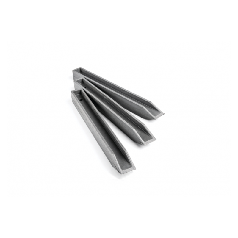 Piquet Ecolat pour bordure de jardin (Ecopic, lot de 10) - Gris 38 cm - ECOO - Image 1