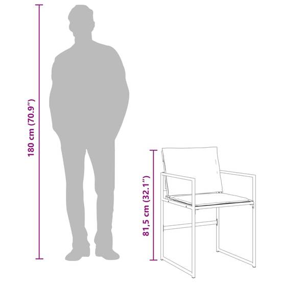 Grand Salon de Jardin 9 Pièces Acier Blanc et Textilène Table Verre 220cm Chaises Pliantes – ComfortXL Outdoor Living - Image 10
