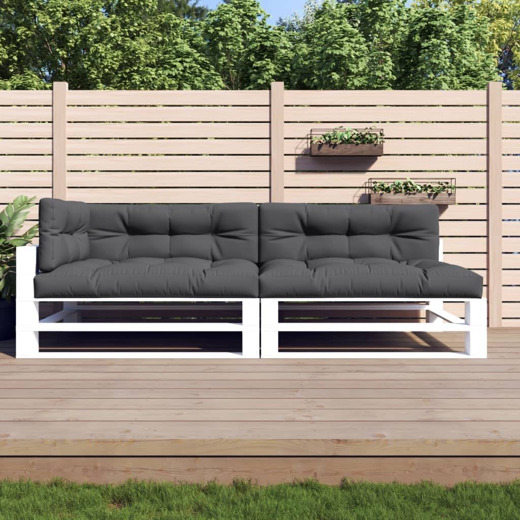 ComfortXL - Set Complet 5 Coussins Palette Tissu Polyester Imperméable pour Salon de Jardin Anthracite 120x80cm – ComfortXL Outdoor Living - Image 1