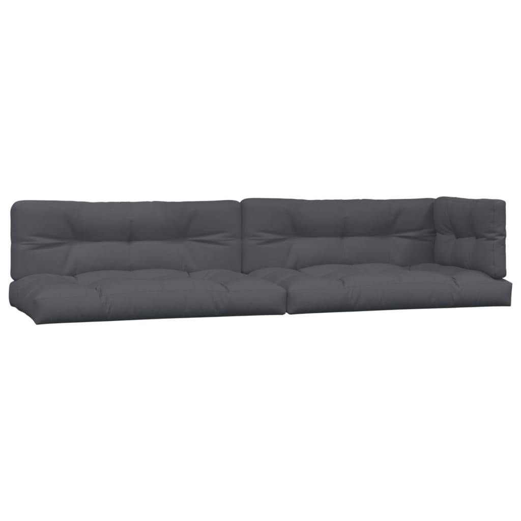 ComfortXL - Set Complet 5 Coussins Palette Tissu Polyester Imperméable pour Salon de Jardin Anthracite 120x80cm – ComfortXL Outdoor Living - Image 2