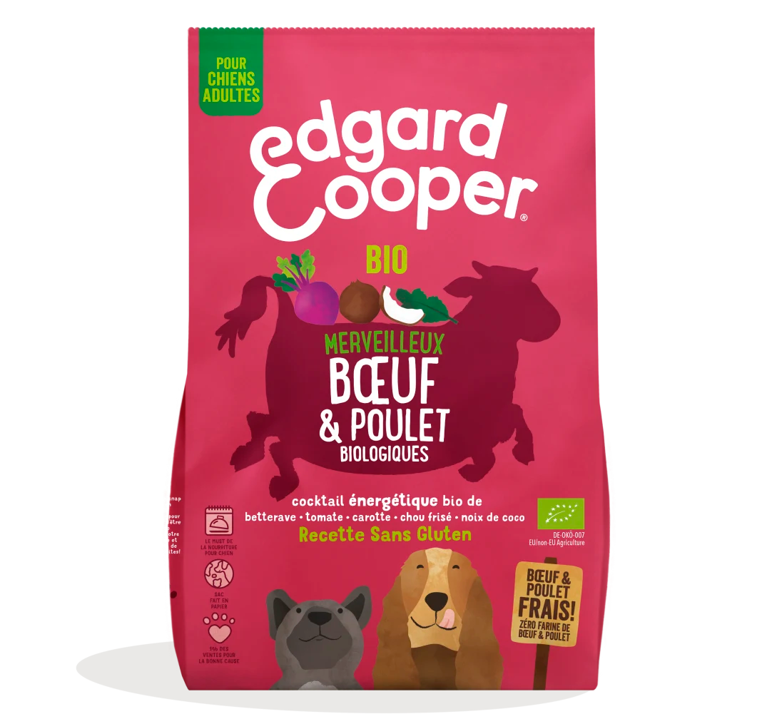 Edgard & Cooper - Edgard Cooper - Croquettes Bio Boeuf & Poulet pour Chien - Image 1