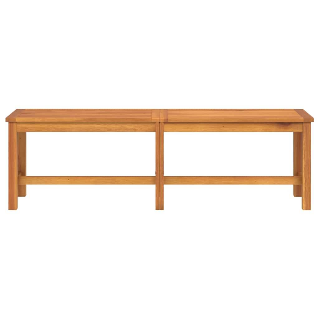 PANGIVO - Banc de jardin bois d'acacia naturel 150 x 35 x 45 cm, Poids:11kg - PANGIVO - Image 3